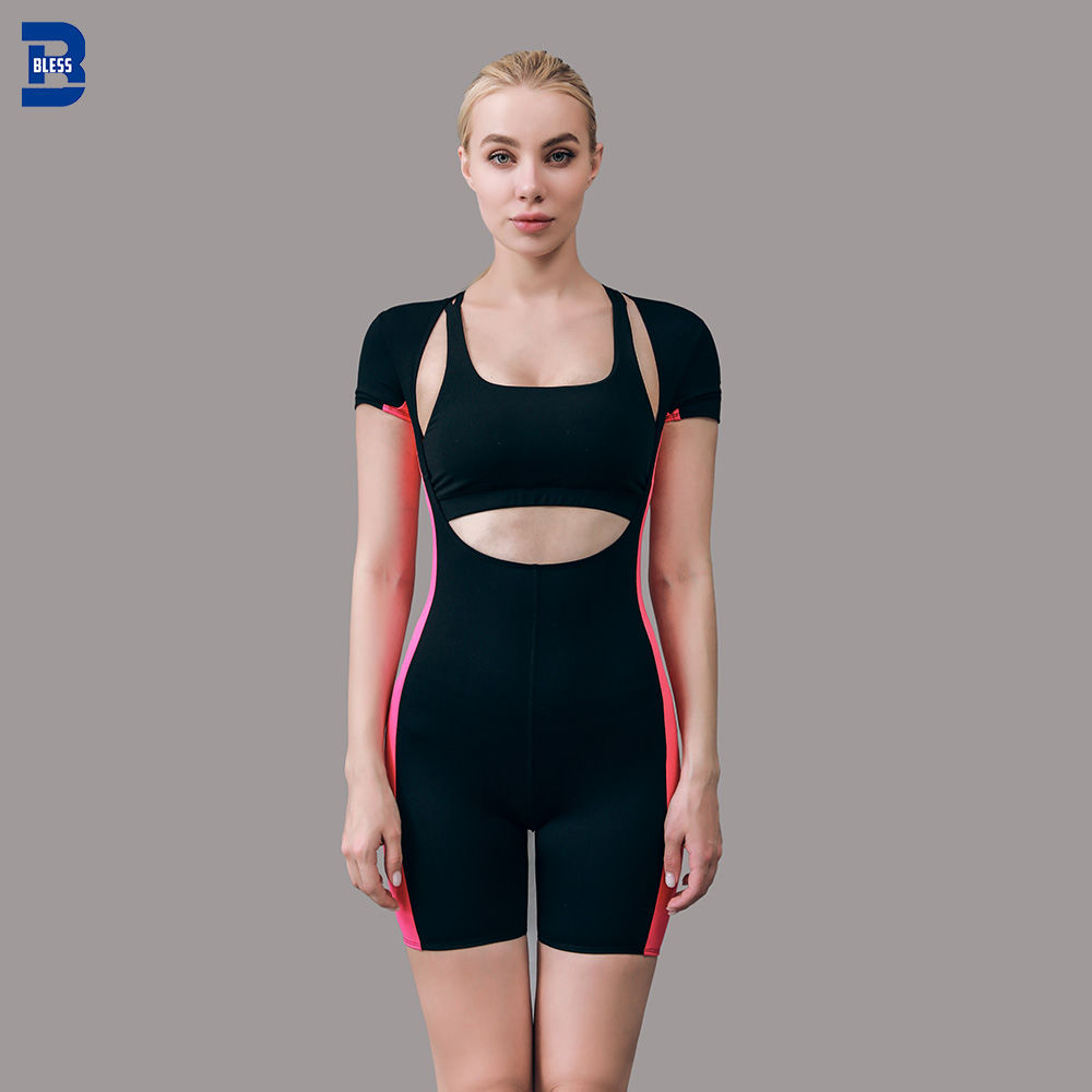 New Design Women Yoga Sports Tight Jumpsuits Shorts