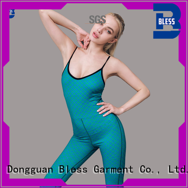 Bless backless sport jumpsuit factory price for exercise
