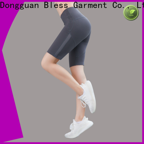 Bless Garment high-waist ladies gym shorts from China for fitness