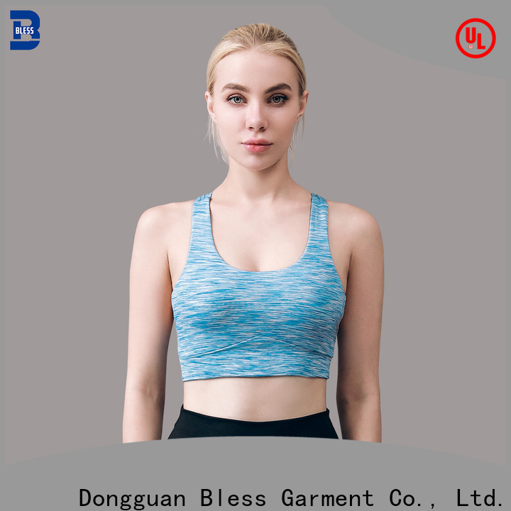 Bless Garment Anti-Bacterial strappy yoga bra from China for running