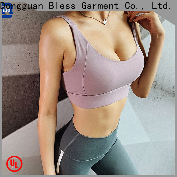 Bless Garment wholesale yoga wrap top from China for running
