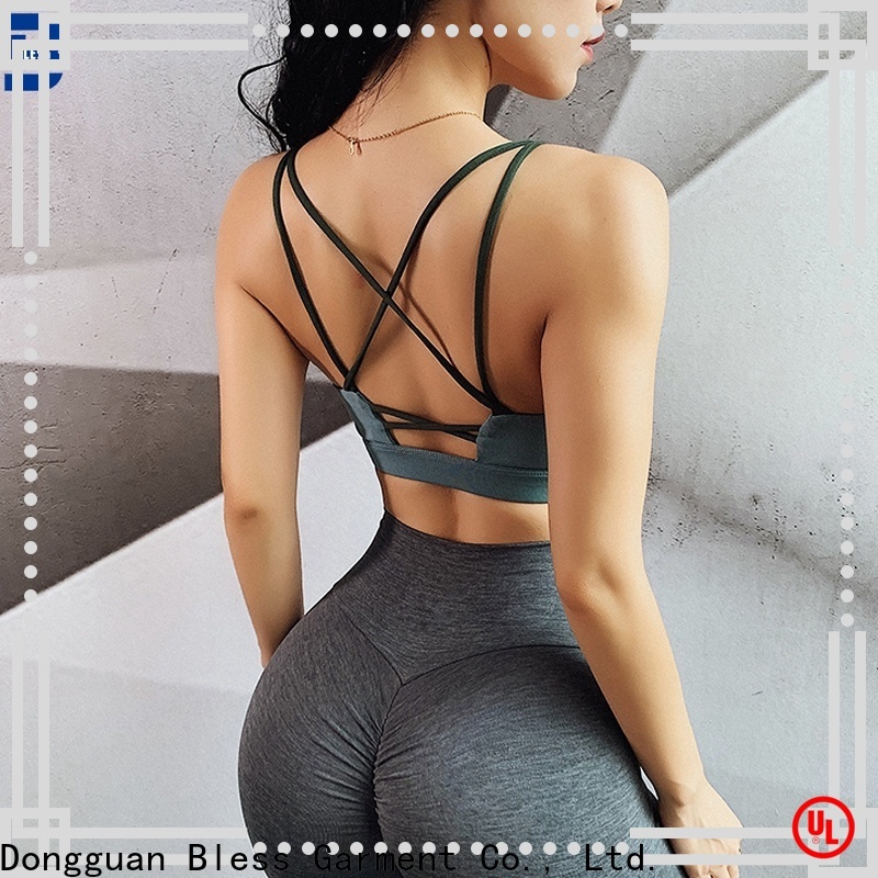 Bless Garment yoga crop top factory price for sport