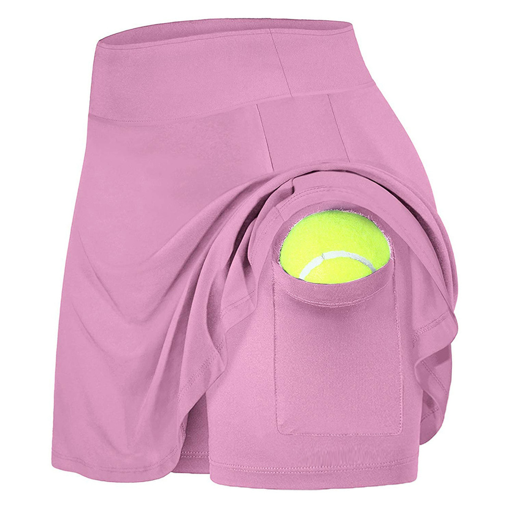 Wimbledon Championships Sportswear Breathable High Waist Ball Pockets Tennis Skirt