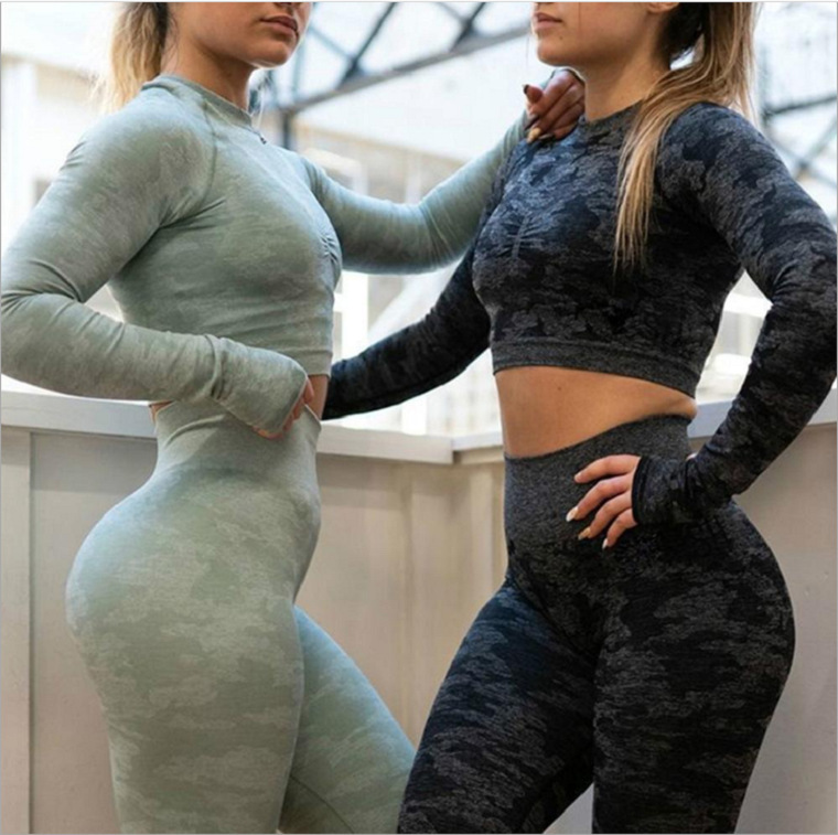 2022 custom gym fitness sets workout clothing yoga sets fitness women